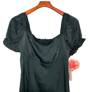 NWT Show Me Your MuMu Brittany Empire Waist Emerald Maxi Bridesmaid Dress Size L